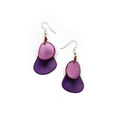 Fiesta Earrings-Purple