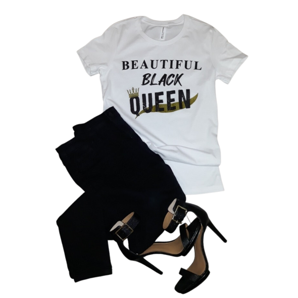 "Beautiful Black Queen" T-Shirt (Women)