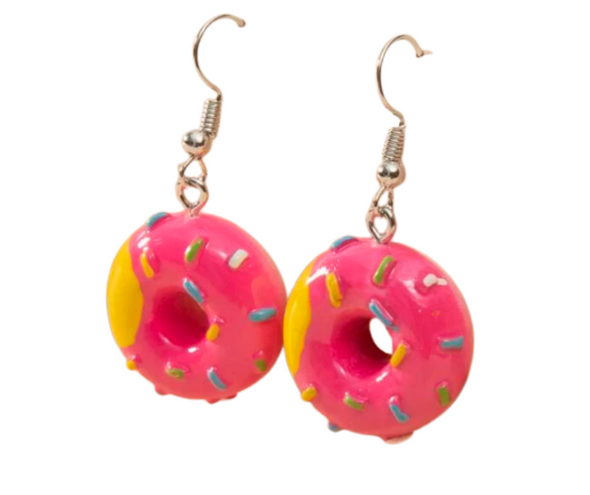 Sprinkled Donut Earrings