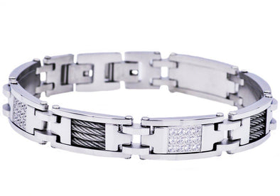 Men's Stainless Steel Wire Bracelet